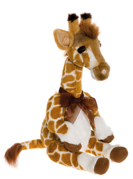 Charlie Bears Stretch Giraffe - Jointed Stuffed Animal - TheHolidayBarn.com