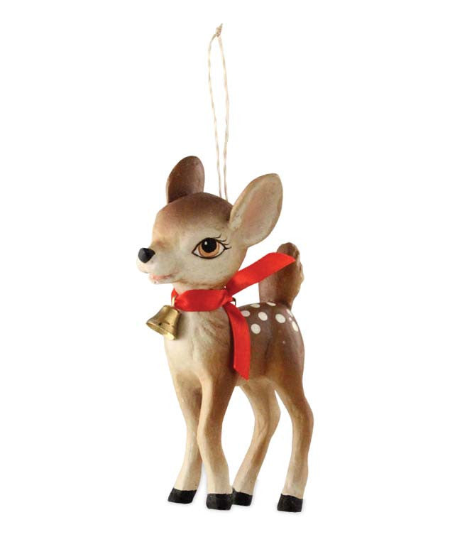 Retro Fawn Ornament - Reindeer Decorations