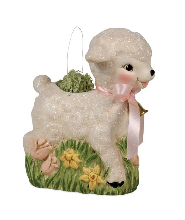 Retro Lamb Easter Bucket