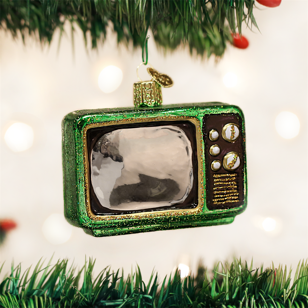 Retro Tube TV Ornament