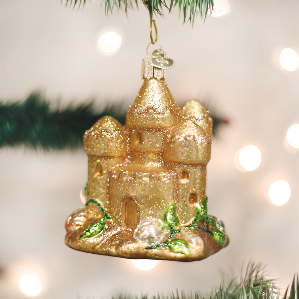 Sand Castle Ornament | Glass Beach Ornaments by Old World Christmas ...