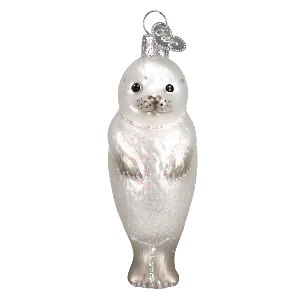 Old World Christmas Seal Pup Ornament