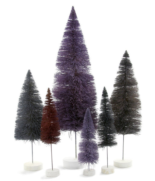 Urban Purple Bottle Brush Trees | Christmas Decorations ...