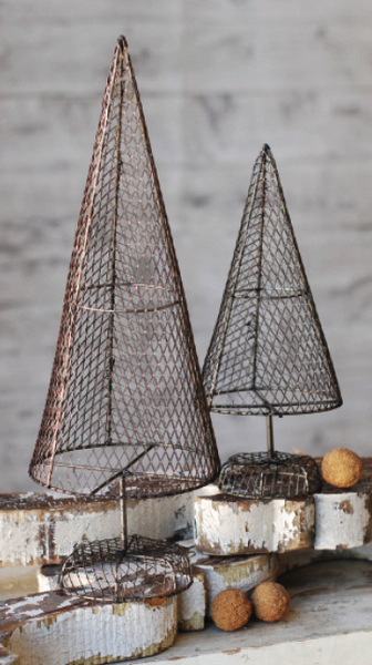 Simple Season Trees | Wire Mesh Trees - TheHolidayBarn.com
