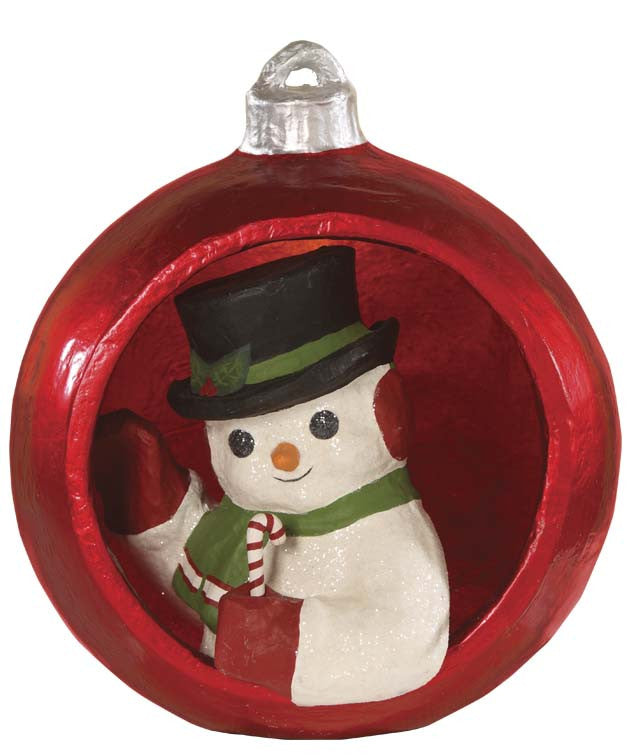 Snowman in Ornament Tablepiece