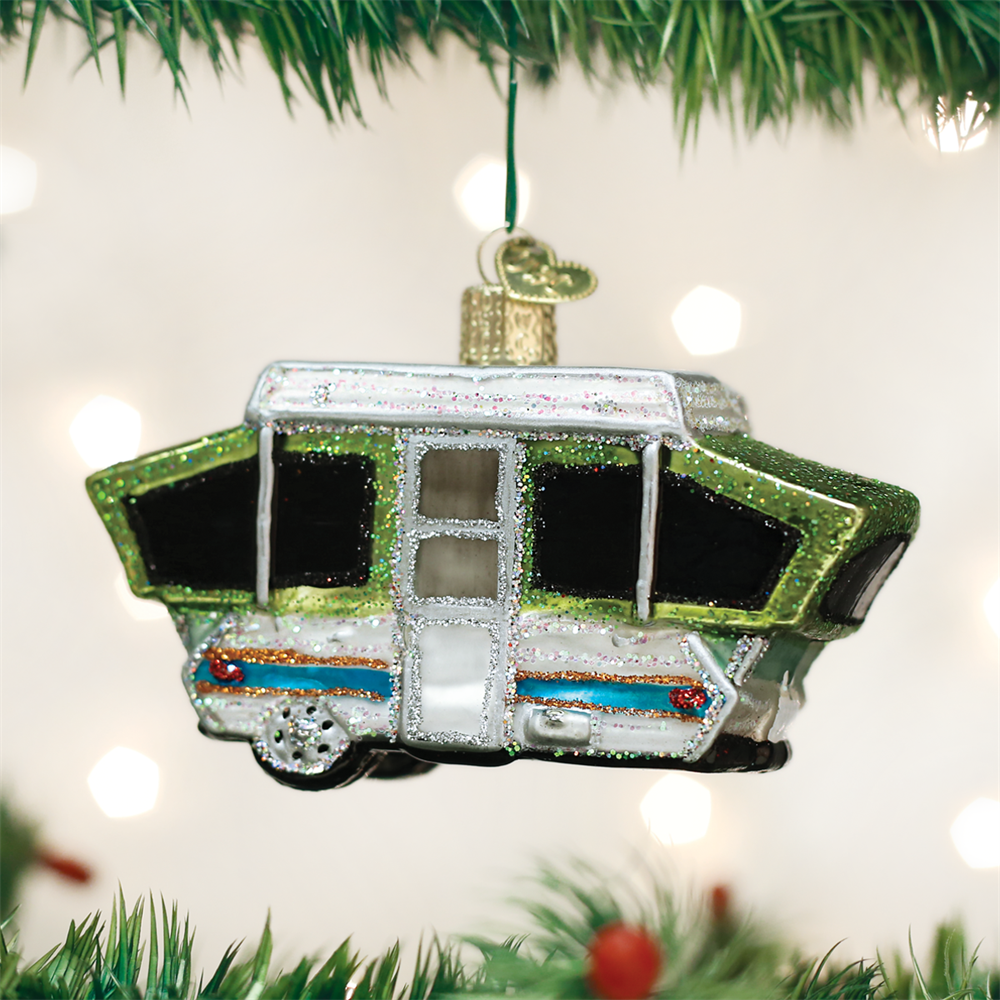 Tent Camper Christmas Ornament by Old World Christmas
