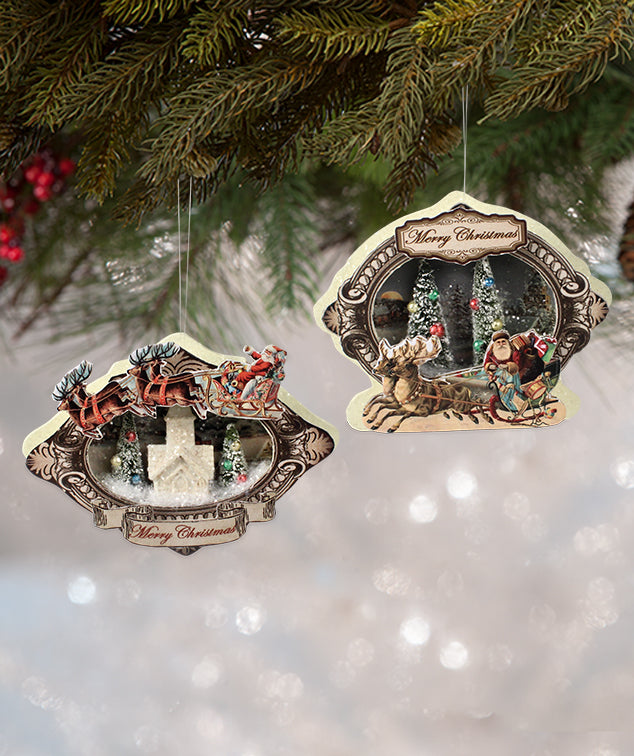 Vintage Christmas Vignette Ornaments Bethany Lowe
