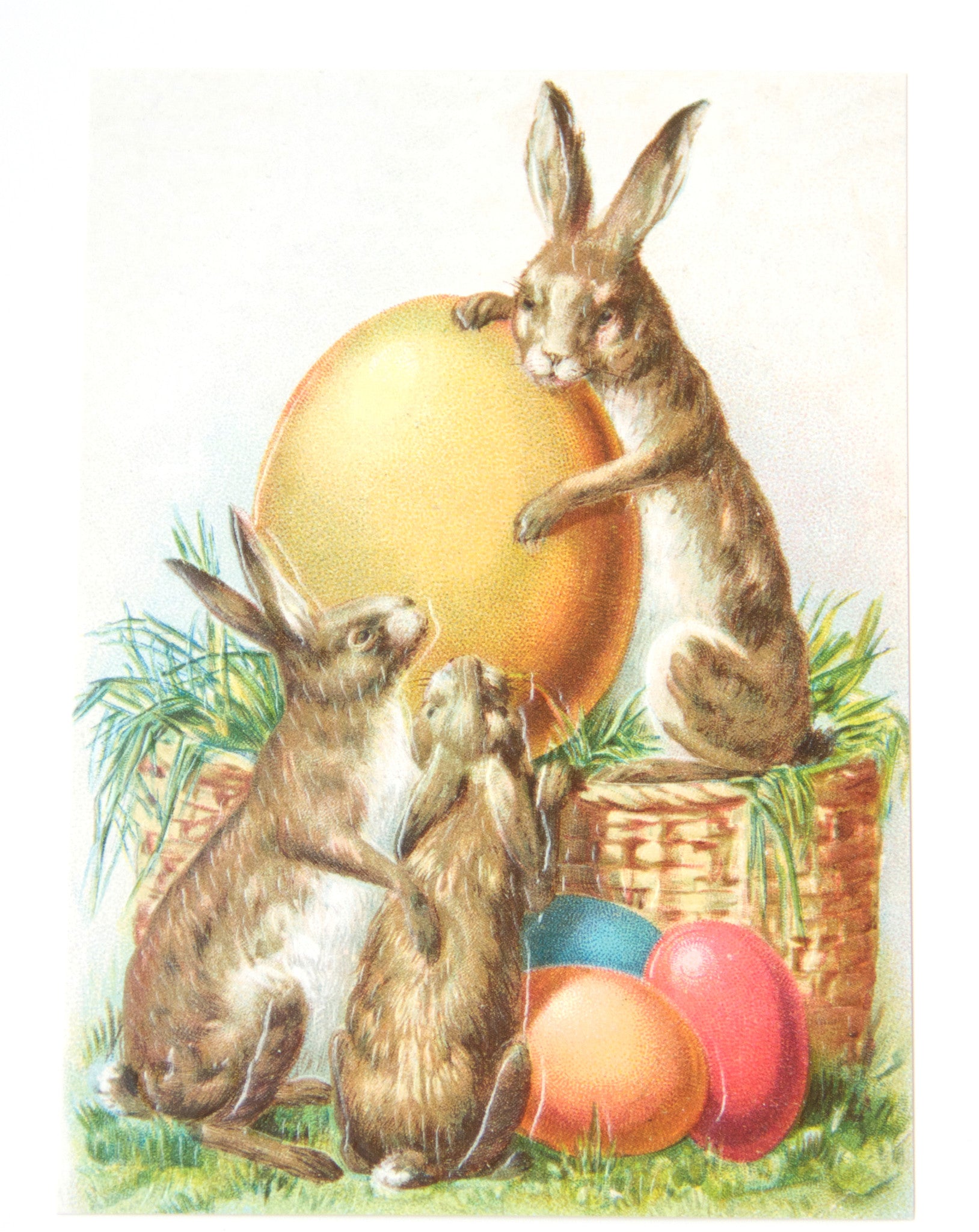 Vintage Easter Greetings Postcard