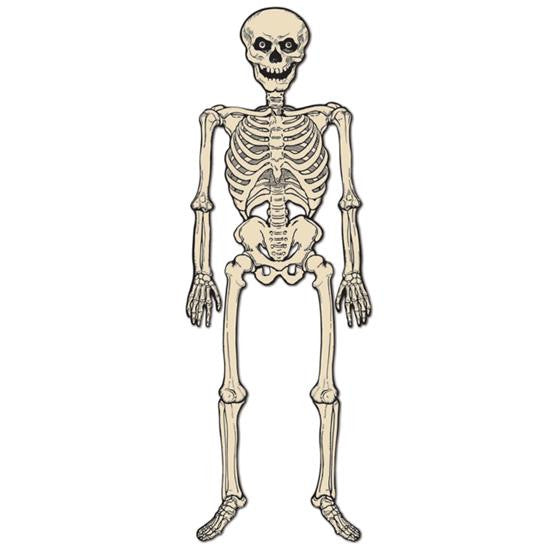Vintage Jointed Skeleton - Old School Halloween Decoration