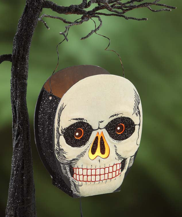 Vintage Skull Lantern Bethany Lowe Halloween