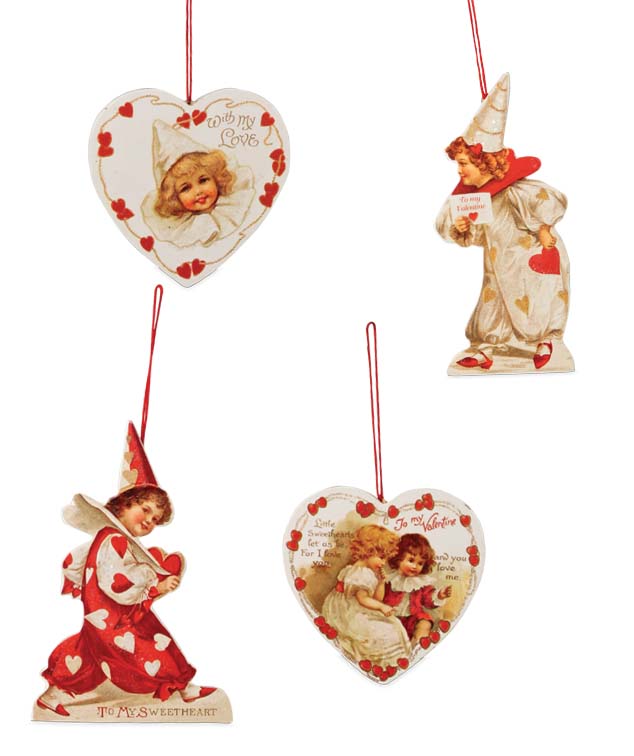 Little Sweethearts Valentine Dummy Board Ornaments