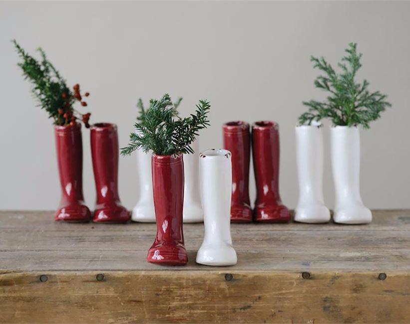 Wellington Boots - Small Stoneware Vases