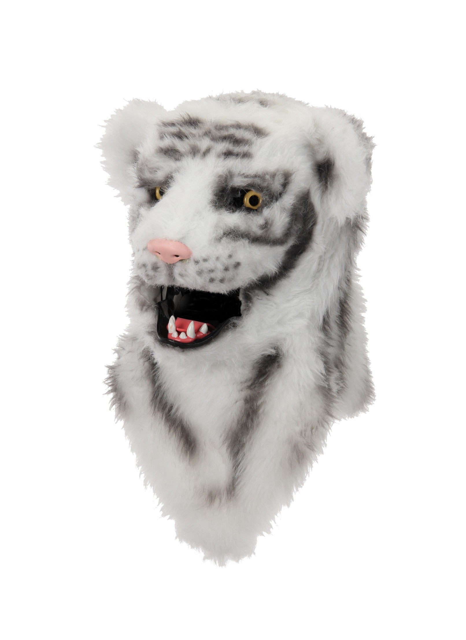 White Tiger Halloween Mask - Costume