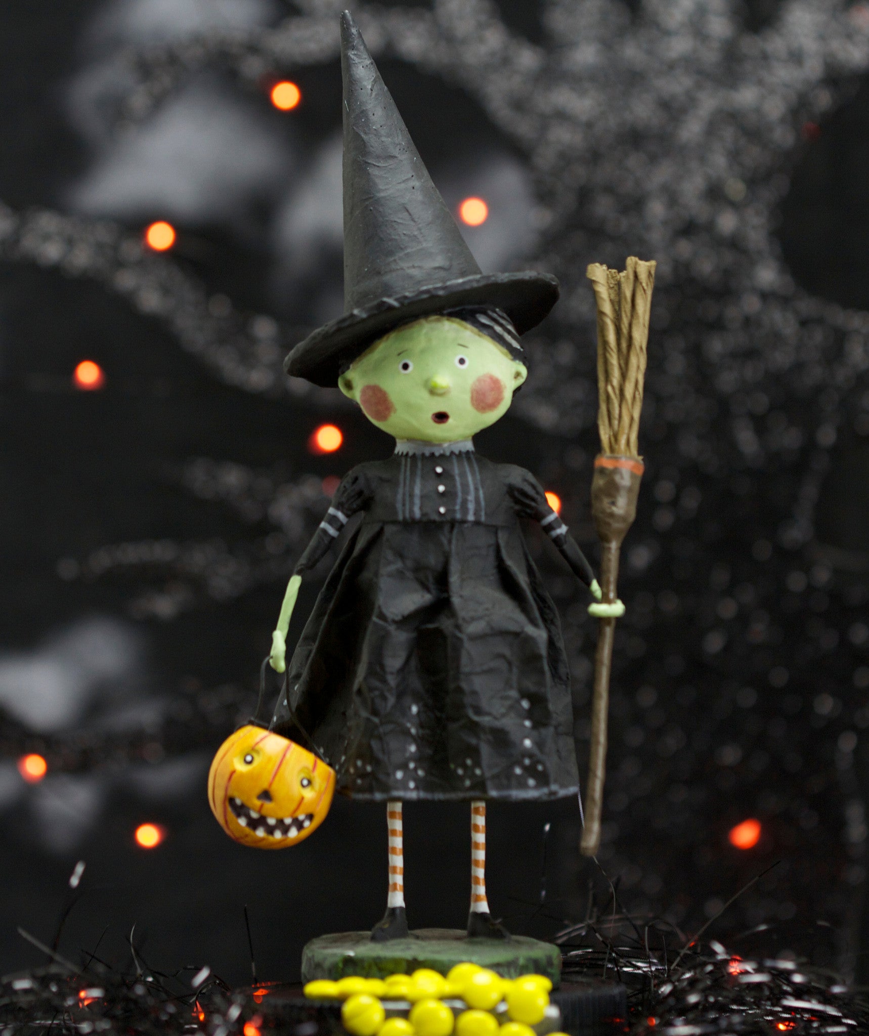 Lori Mitchell Wicked Witch Halloween Figurine - Wizard of Oz Collection