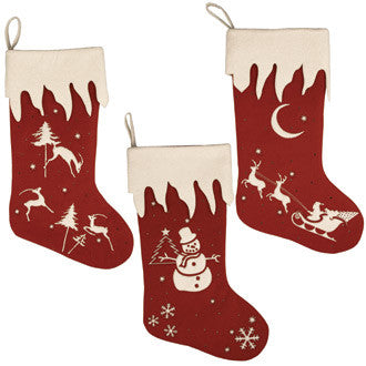 Winter's Eve Large Stocking Set