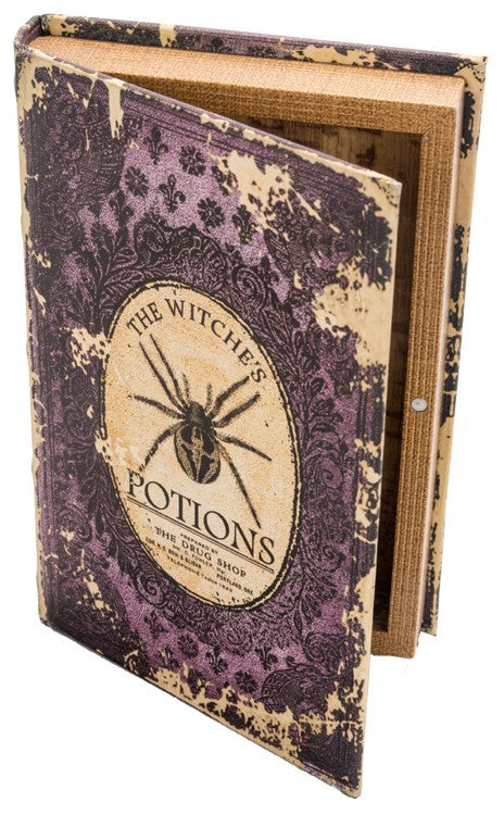 Witch's Potions Book Box - Halloween Prop