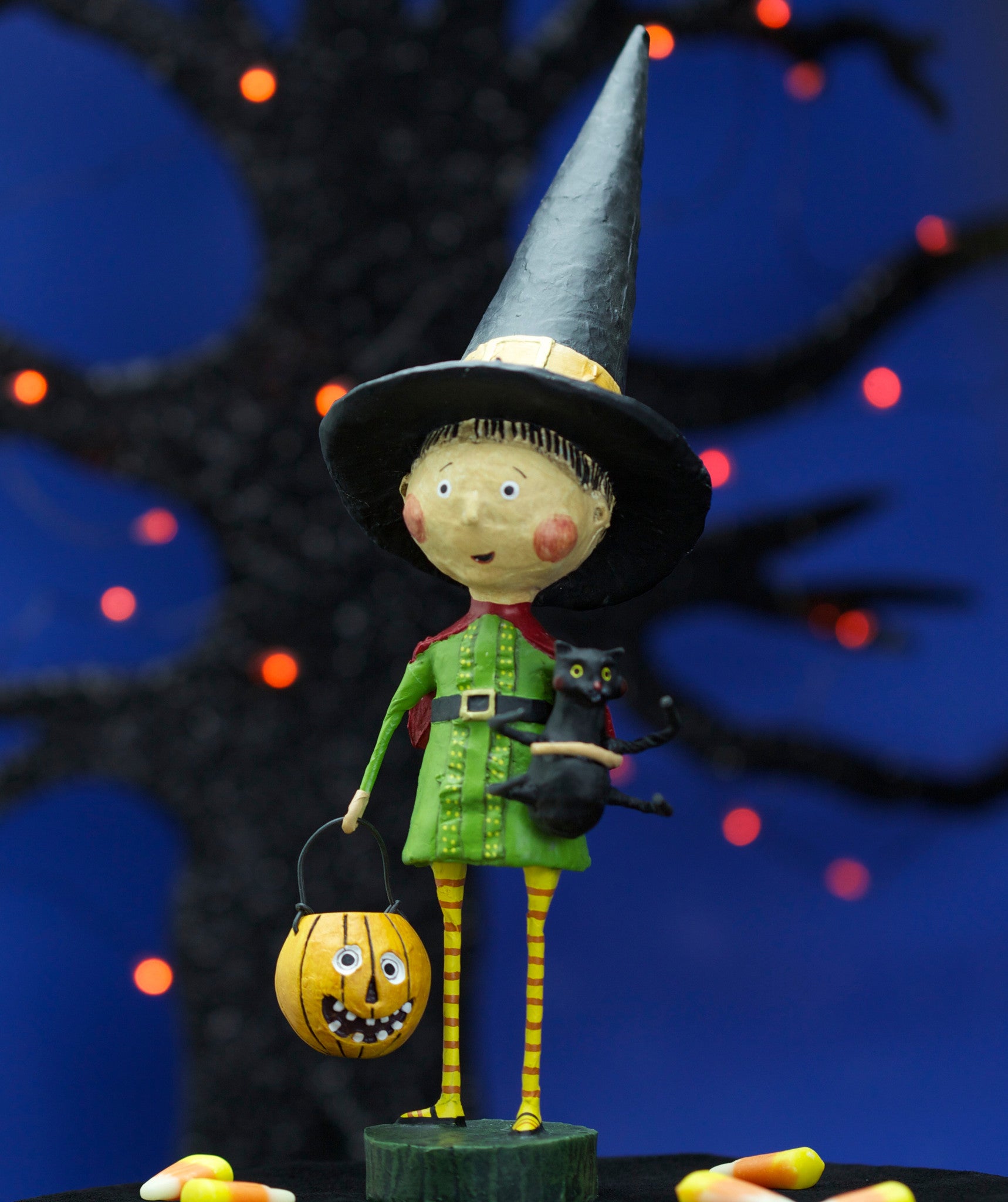 Witchy Hazel Witch - Lori Mitchell Halloween Figurine