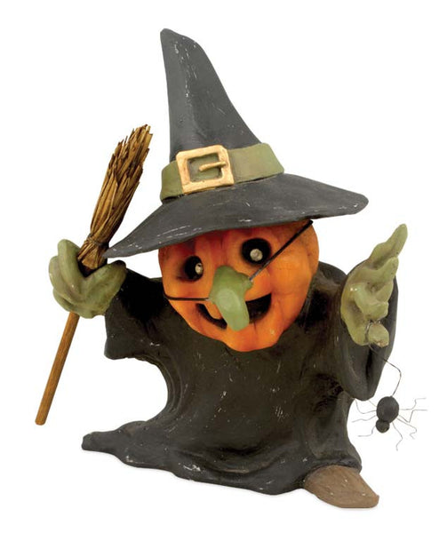 Witchy Pumpkin Witch by Bethany Lowe - TheHolidayBarn.com