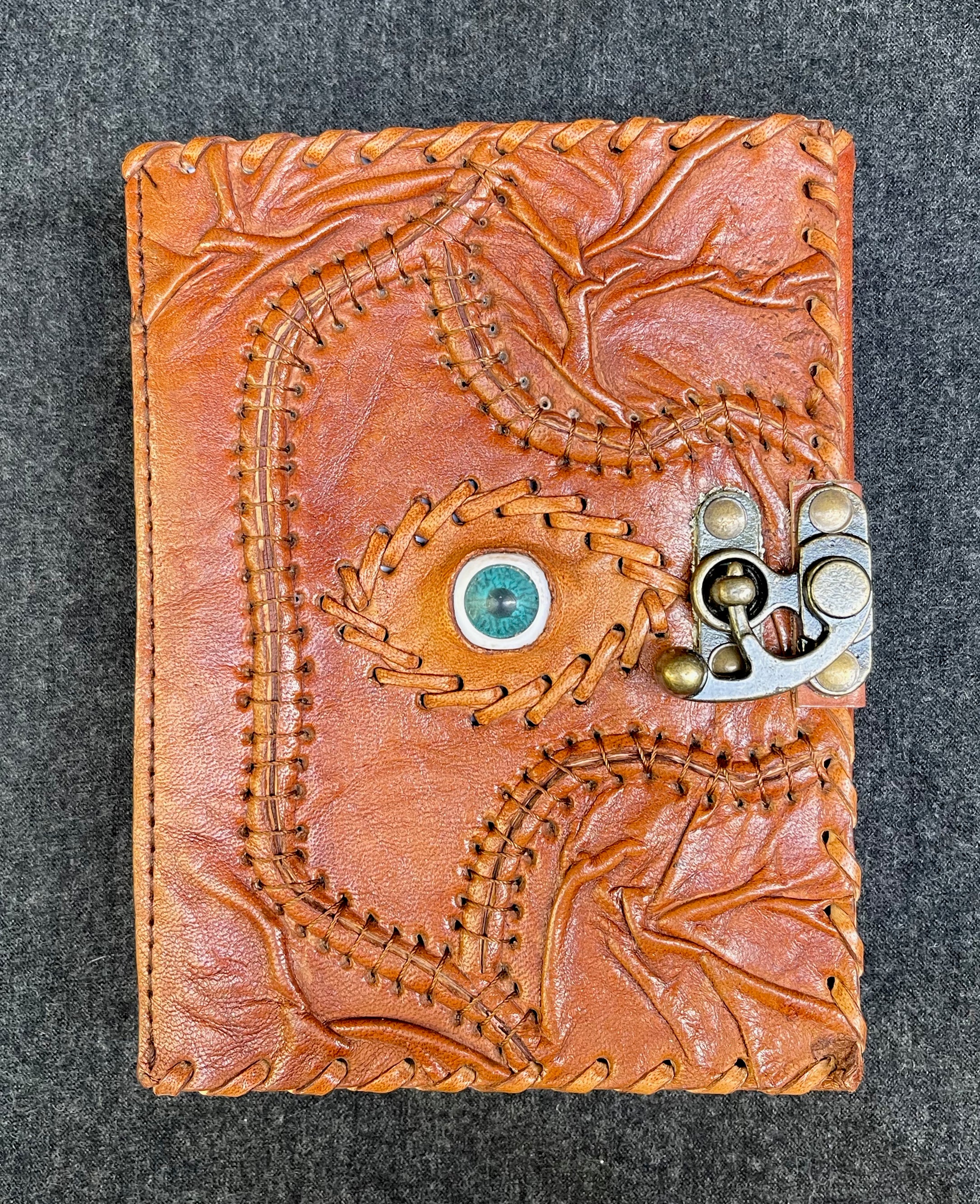 Wizard Journal Ringed Mystical Secret Journal with Eyeball Spells & Potions | Wizard Prop ...