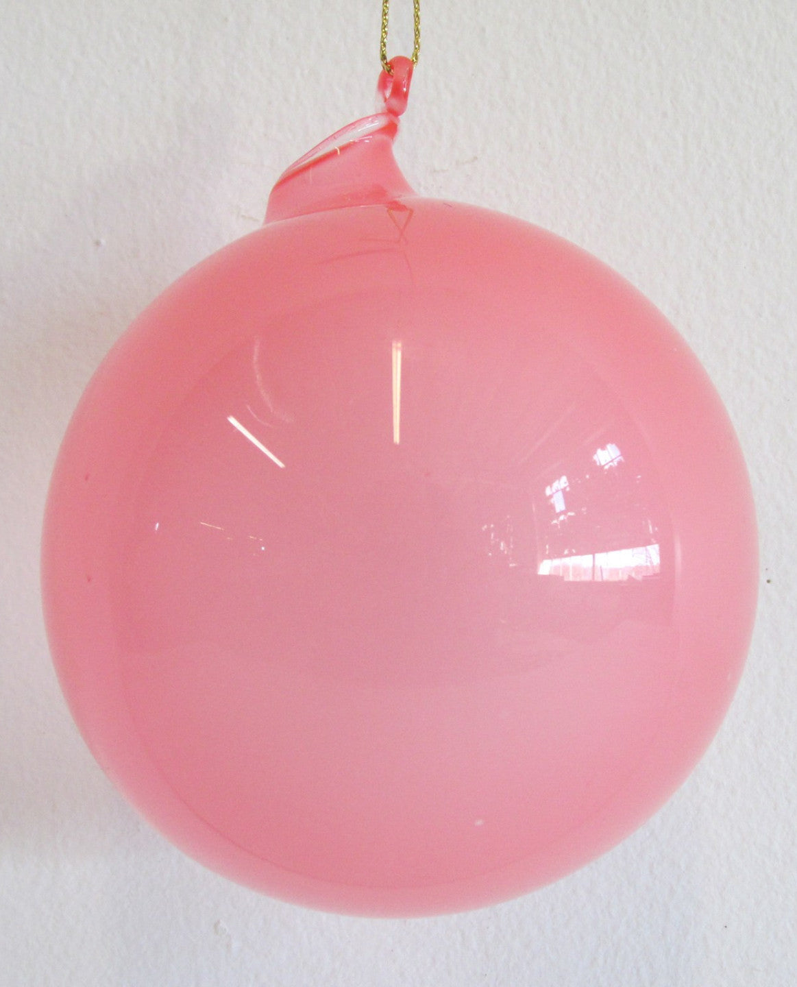 Jim Marvin Pink Bubblegum Glass Ornaments