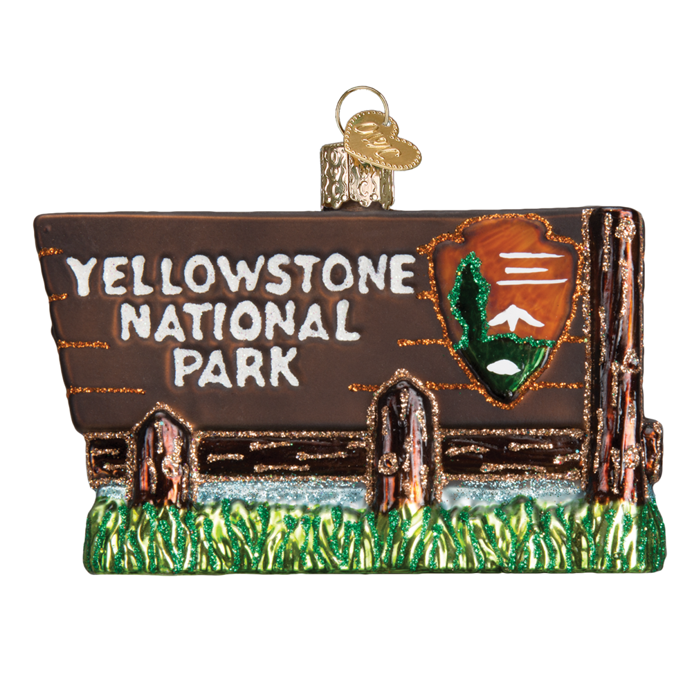 Yellowstone National Park Christmas Ornament