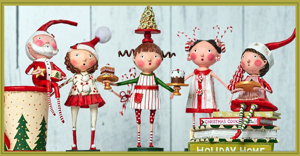 Lori Mitchell 2024 Christmas Figurines